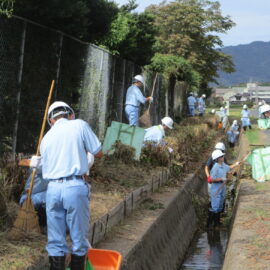 【環境科学科】環境整備を行いました